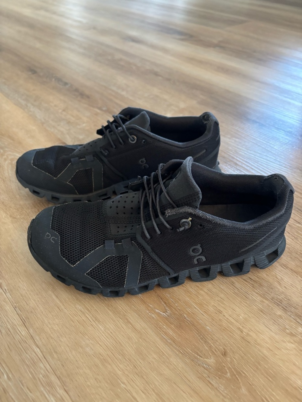 On Running Men's Black Mesh Trail-Inspired Running Shoes